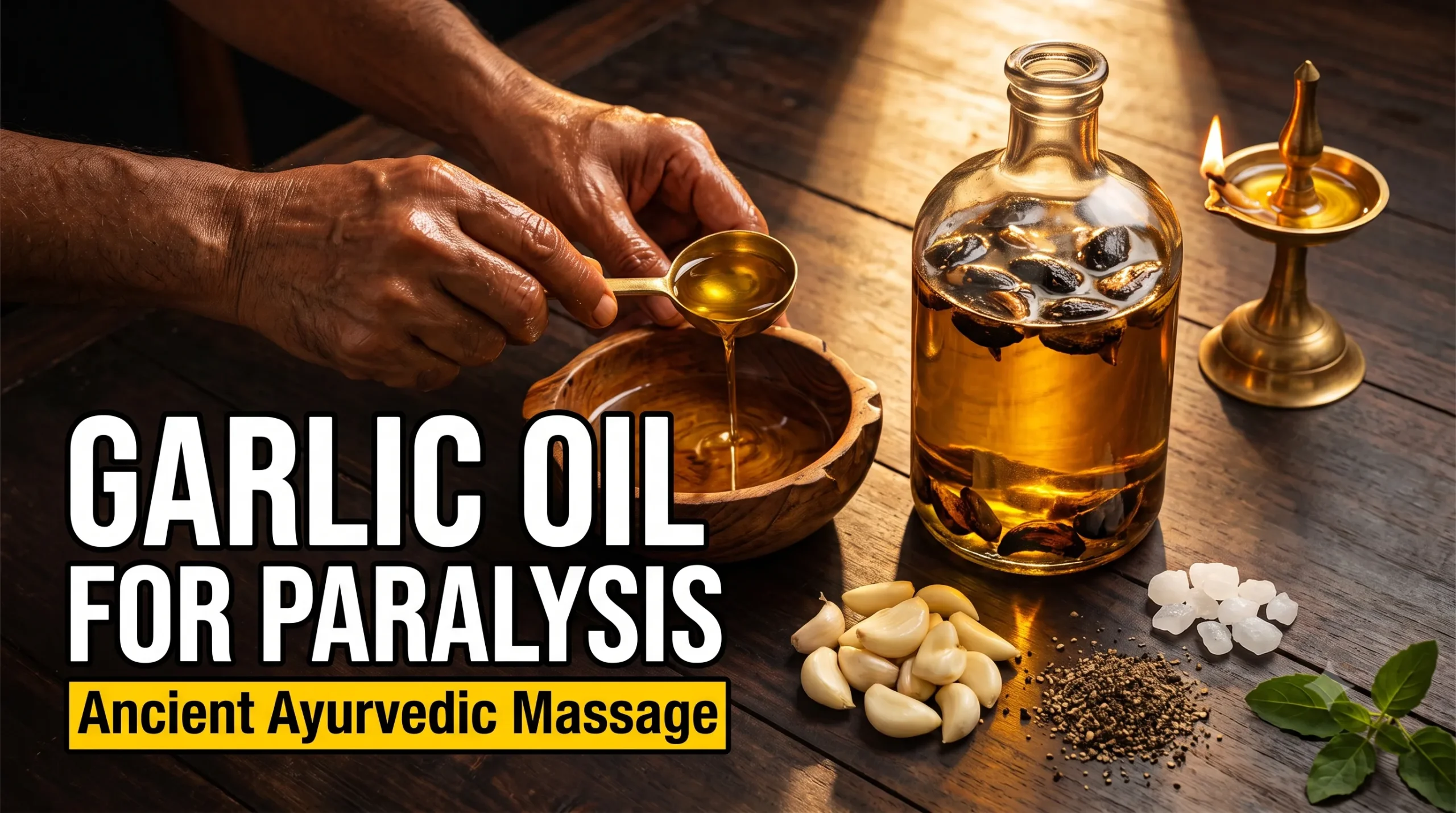 Garlic Oil for Treatment of Paralysis