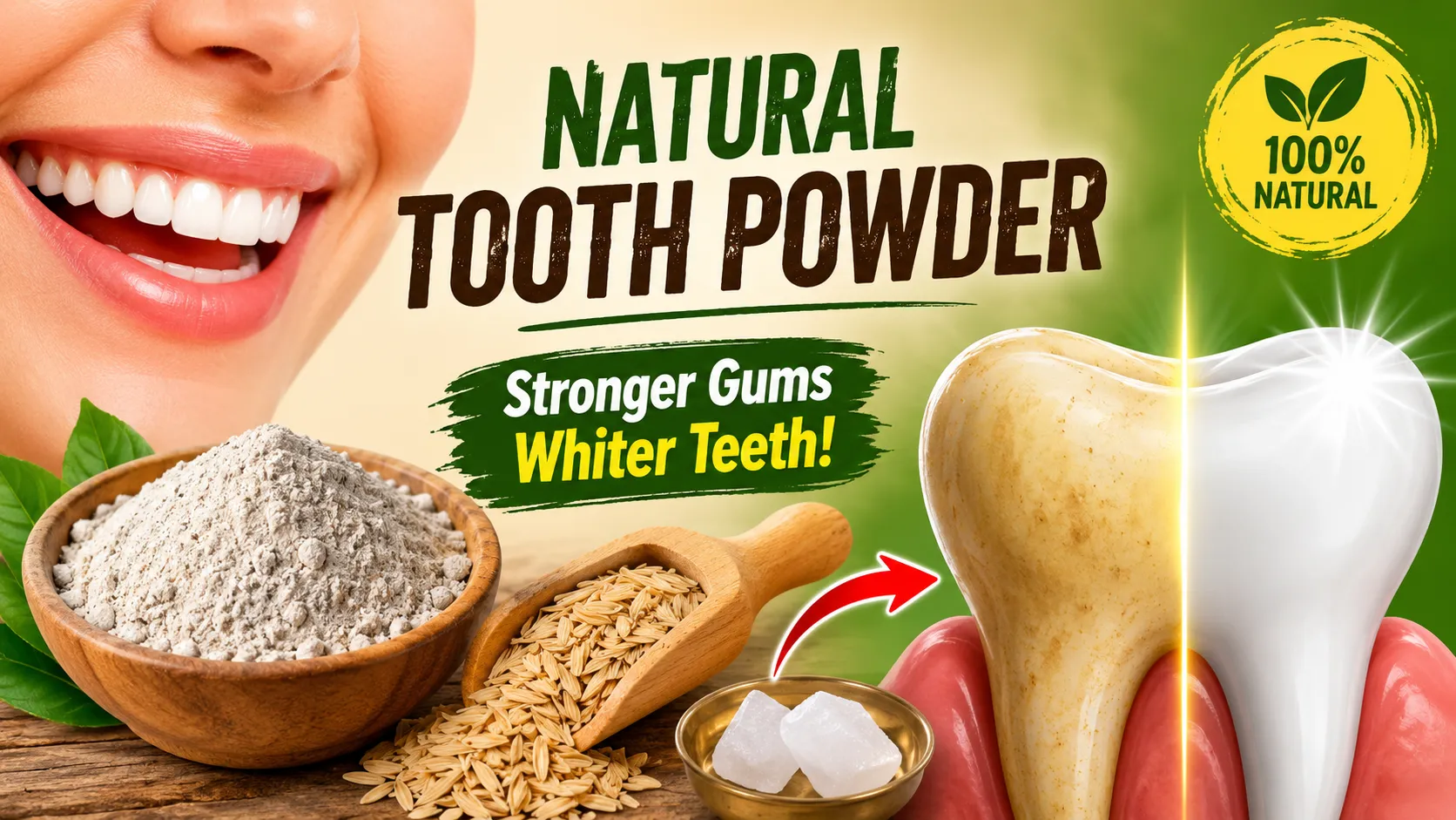 herbal tooth powder